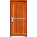 Puerta blindada de madera de acero de la fábrica, puerta blindada de la seguridad